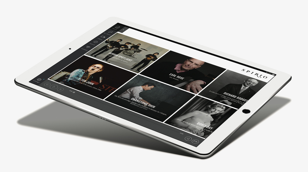 ipad pro catalog on grey