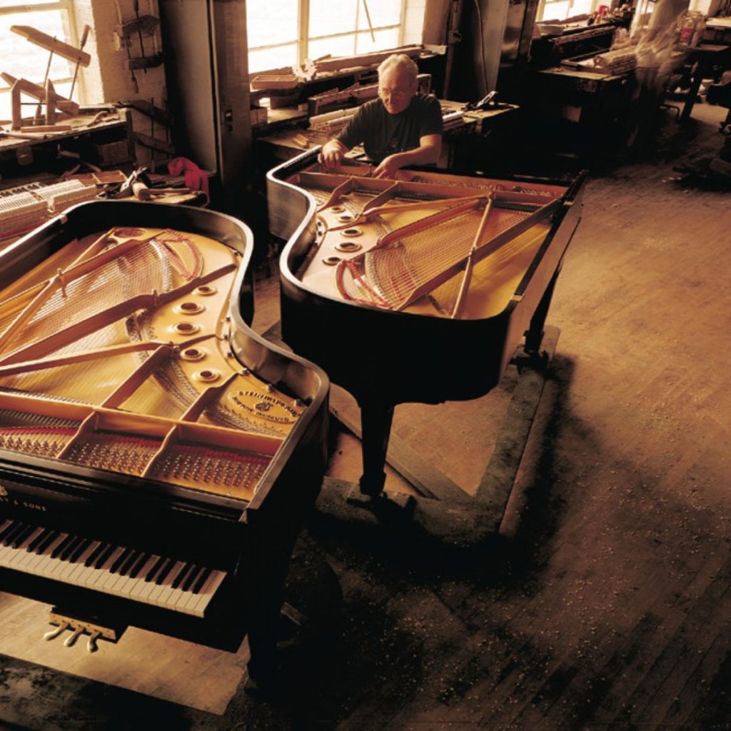 twopiano in restoration w tech from Steinway Catalog square